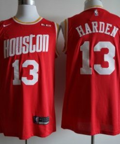 Rockets 13 James Harden Red Swingman Men Jersey With Logo
