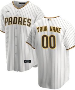 San Diego Padres Active Player Custom White Cool Base Stitched Baseball Jersey