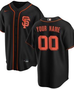 San Francisco Giants Active Player Custom Black Cool Base Stitched Baseball Jersey