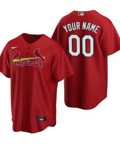 St. Louis Cardinals Active Player Custom Red Cool Base Stitched Baseball Jersey