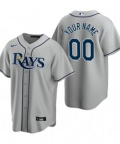 Tampa Bay Rays Active Player Custom Gray Cool Base Stitched Baseball Jersey