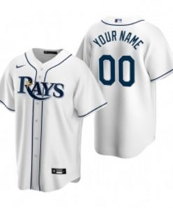 Tampa Bay Rays Active Player Custom White Cool Base Stitched Baseball Jersey