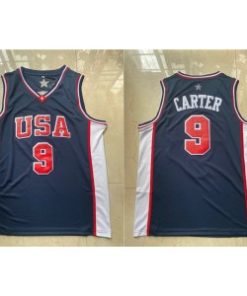 Team USA 9 Carter Blue Men Jersey
