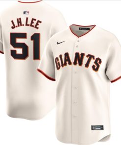 Women San Francisco Giants Jung Hoo Lee Cream Home Limited Player Jersey