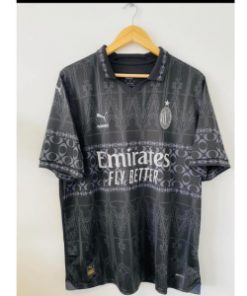 AC Milan Black Soccer Men Jersey