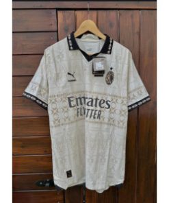 AC Milan Cream Soccer Men Jersey