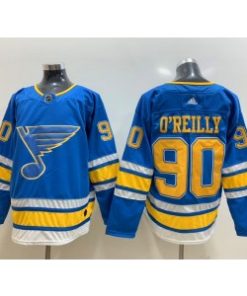 Blues 90 Ryan O'Reilly Winter Classic Blue Adidas Men Jersey