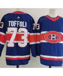Canadiens 73 Toffoli Navy Adidas Men Jersey