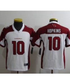 Cardinals 10 DeAndre Hopkins White Vapor Untouchable Limited Women Jersey