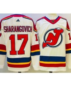 Devils 17 SHARANGOVICH White 2022-23 Retro Men Jersey