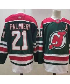 Devils 21 Palmieri Green Men Jersey