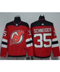 Devils 35 Cory Schneider Red Men Jersey