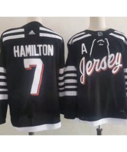 Devils 7 Hamilton Black 2022 New Men Jersey
