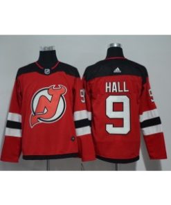 Devils 9 Taylor Hall Red Men Jersey