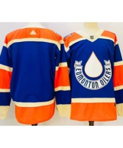 Edmonton Oilers Blank Orange Men Jersey