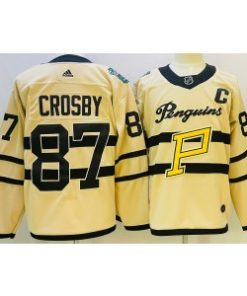 HL Penguins 87 Sidney Crosby White 2022-23 Retro Adidas Men Jersey