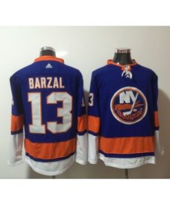 Islanders 13 Mathew Barzal Blue Men Jersey
