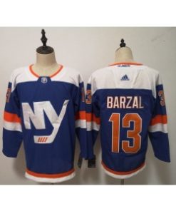 Islanders 13 Mathew Barzal Blue New Alternate Men Jersey