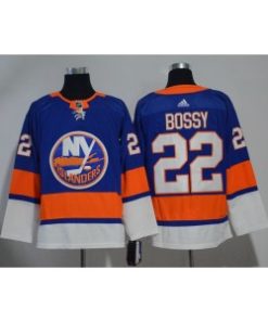 Islanders 22 Mike Bossy Blue Men Jersey