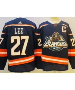 Islanders 27 Anders Lee Blue 2022-23 Retro Men Jersey