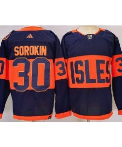 Islanders 30 Mathew Barzal 2024 Stadium Series Men Jersey