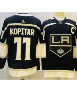 Kings 11 Anze Kopitar Black Men Jersey