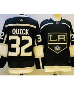 Kings 32 Jonathan Quick Black Men Jersey