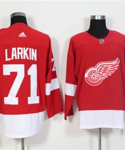 Men's Adidas Detroit Red Wings #71 Dylan Larkin Red Stitched NHL Jersey
