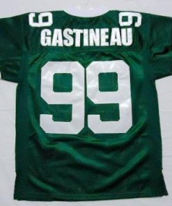 Mitchell And Ness Jets #99 Mark Gastineau Green Stitched Throwback Jersey
