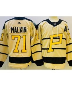 NHL Penguins 71 Evgeni Malkin White 2022-23 Retro Men Jersey1