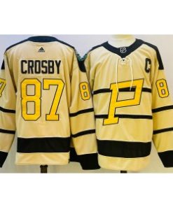 NHL Penguins 87 Sidney Crosby White 2022-23 Retro Men Jersey
