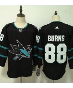 NHL Sharks 88 Brent Burns New Black Men Jersey