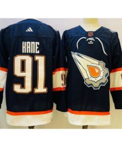 Oilers 91 Hane Navy 2022-23 Retro Men Jersey