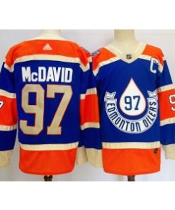 Oilers 97 Connor McDavid 2023 Retro Men Jersey