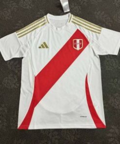 Peru 2024 Home White Soccer Men Jersey