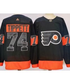 Philadelphia Flyers 74 Owen Tippett Black 2024 Stadium Series Men Jersey