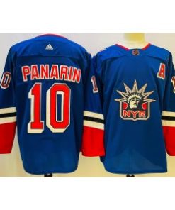 Rangers 10 Artemi Panarin Blue 2022-23 Retro Men Jersey