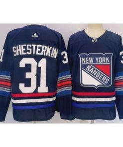Rangers 31 Igor Shesterkin Blue 2024 New Men Jersey