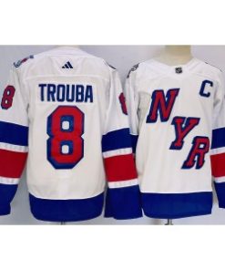 Rangers 8 Jacob Trouba White 2024 Stadium Series Men Jersey