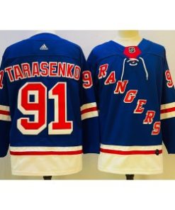 Rangers 91 Vladimir Tarasenko Blue Men Jersey