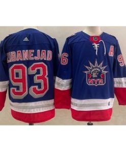 Rangers 93 Mika Zibanejad 2021 New Men Jersey