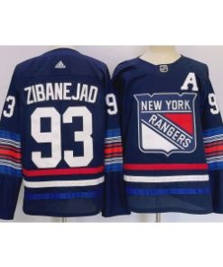 Rangers 93 Mika Zibanejad Blue 2024 New Men Jersey