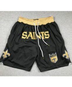 Sanits Black Just Don Shorts(Run Small)
