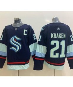 Seattle Kraken 21 Kraken Navy Men Jersey
