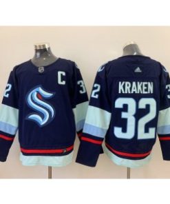 Seattle Kraken 32 Kraken Navy Men Jersey