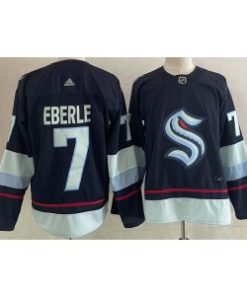 Seattle Kraken 7 Jordan Eberle Blue Men Jersey