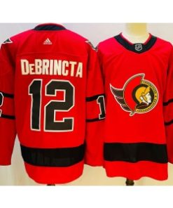 Senators 12 Debrincta Red Men Jersey