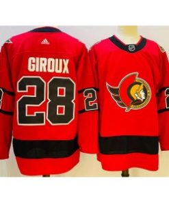 Senators 28 Giroux Red Men Jersey