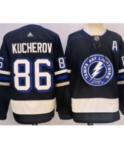 Tampa Bay Lightning 86 Nikita Kucherov Black 2024 Stadium Series Men Jersey