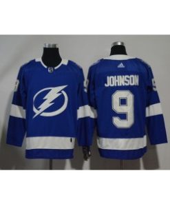 Tampa Bay Lightning 9 Tyler Johnson Blue Men Jersey